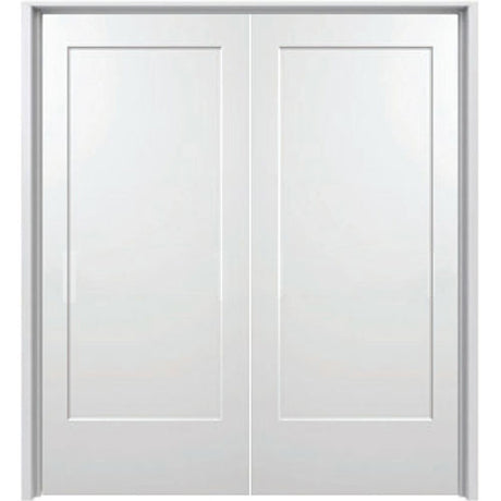 1 Panel Shaker Double Prehung Doors Interior Doors Builder Supply Outlet