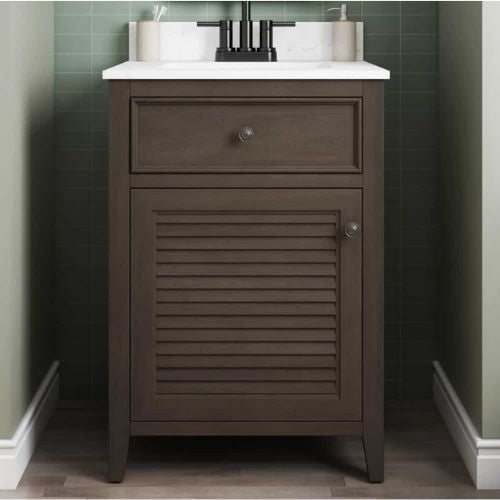 Prior Creek 48" Edgeline Shaker Vanity in White Builder Supply Outlet