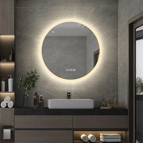 Prior Creek Oak Brook 24″ LED Mirror with Bluetooth Prior Creek Lighted Mirror Dongguan Jitai Electronic Technology Co.,