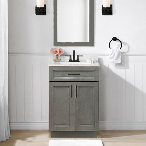 Prior Creek 24" Shaker Vanity in Mist Prior Creek
