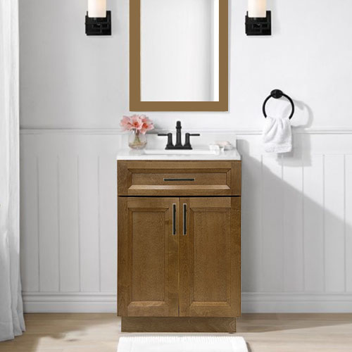 Prior Creek 24" Shaker Vanity in Toffee Prior Creek