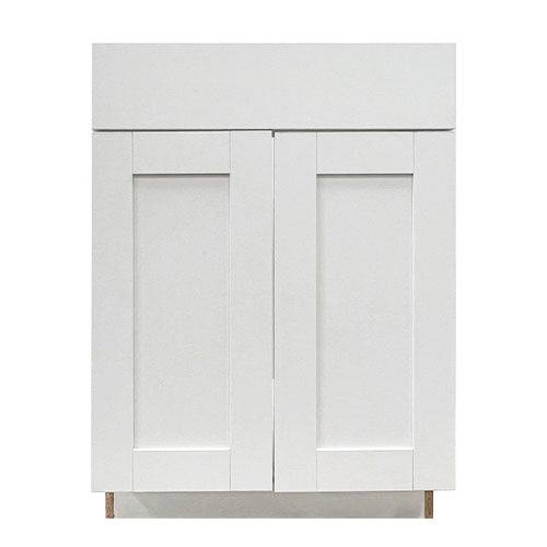 Prior Creek 24" Shaker Vanity in Glacier White 24" Vanity Sauder Woodworking CO.