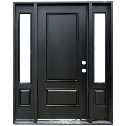 3/4 2 Panel Raised Fiberglass Door Collection Exterior Doors JIANGXI FANGDA TECH CO.,LTD