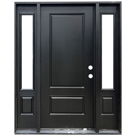 3/4 2 Panel Raised Fiberglass Door Collection Exterior Doors JIANGXI FANGDA TECH CO.,LTD