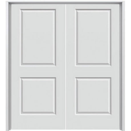 2 Panel Carrara Hollow Core Double Doors Interior Doors Builder Supply Outlet