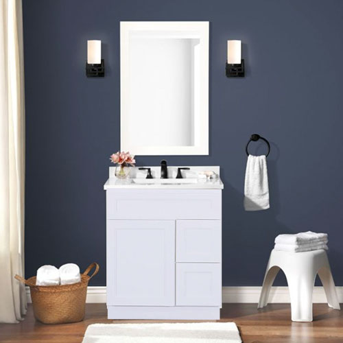Aurafina Blair 30″ Shaker Vanity 30" Vanity Henschel Sales White