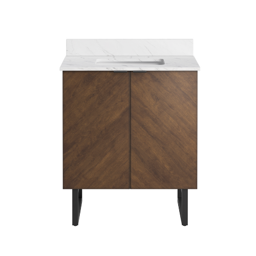 Destin 30″ Vanity in Cherry Finish Allen + Roth