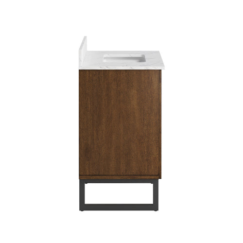 Destin 30″ Vanity in Cherry Finish Allen + Roth