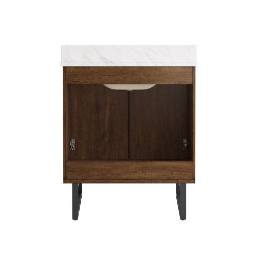 Destin 30″ Vanity in Cherry Finish Allen + Roth