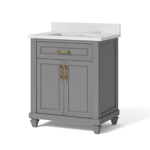 Grovehurst 30" Vanity in Antique Grey Home Decorators Collection