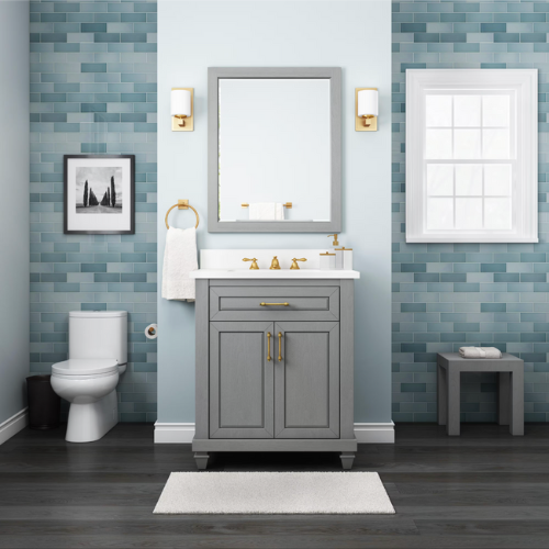 Grovehurst 30" Vanity in Antique Grey Home Decorators Collection