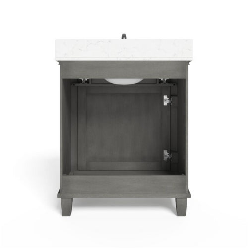Whitney 30″ Vanity in Antique Grey Allen + Roth