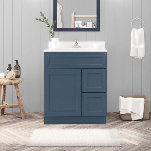 Aurafina Blair 30″ Shaker Vanity 30" Vanity Henschel Sales Pacific Blue