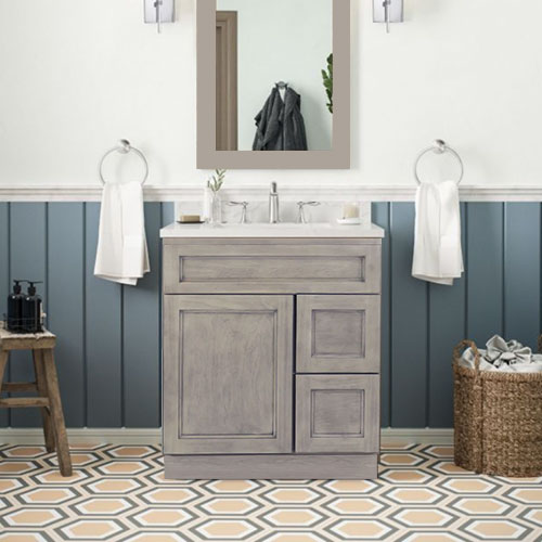 Aurafina Blair 30″ Shaker Vanity 30" Vanity Henschel Sales Old Harbor Grey