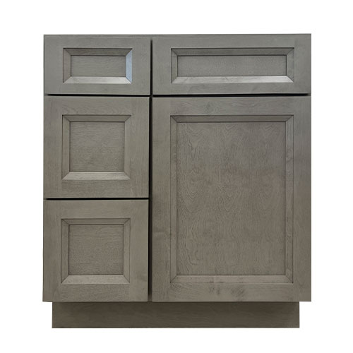 Prior Creek 30" Shaker Left Drawer Vanity in Mist Prior Creek