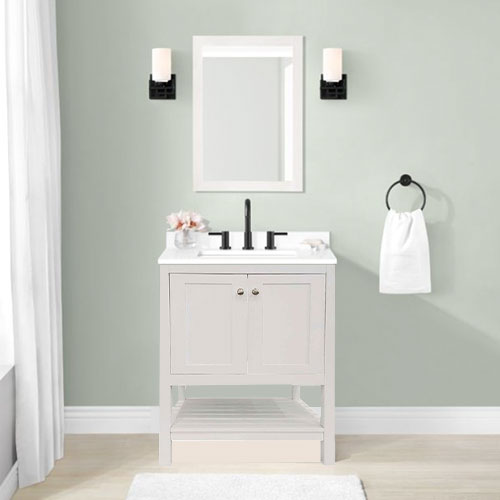 Prior Creek Castle 30" Vanity 30" Vanity Abastecedora Hadrok, S.A DE C.V. White