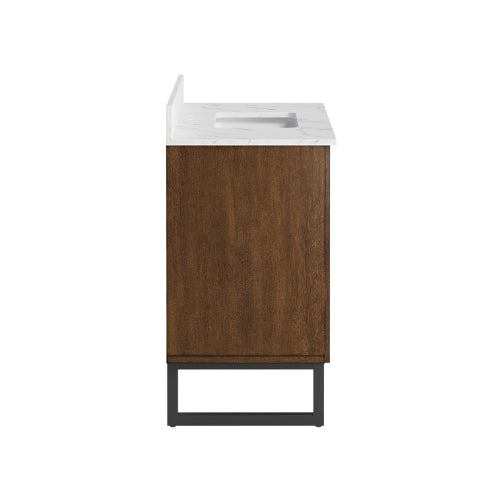 Destin 36″ Vanity in Cherry Finish Allen + Roth