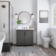 Ellamar 36″ Vanity in Antique Grey Thomasville