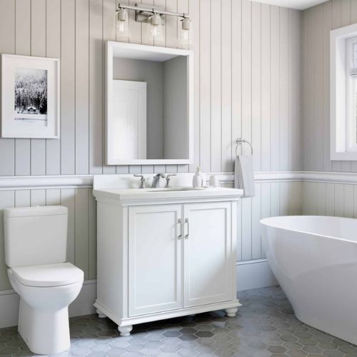 Ellamar 36" Vanity White
