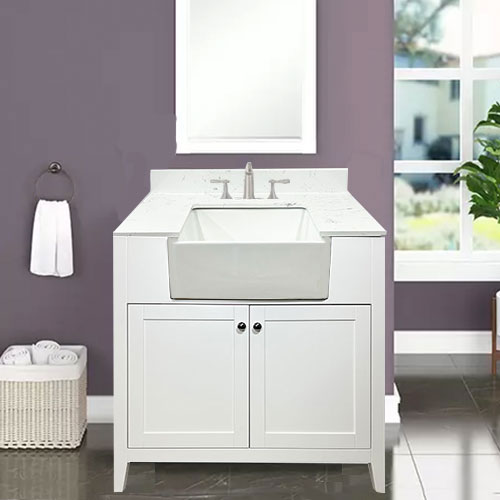 Prior Creek Wisteria 36" Vanity 36" Vanity JP Mathis LLC White