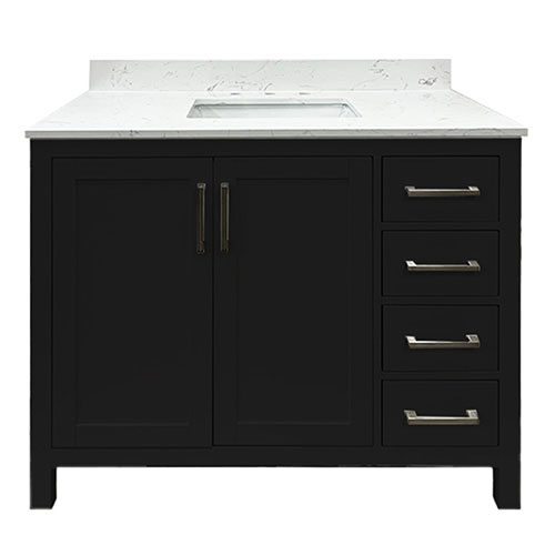 Prior Creek Astoria 42" Vanity 42" Vanity JP Mathis LLC Black
