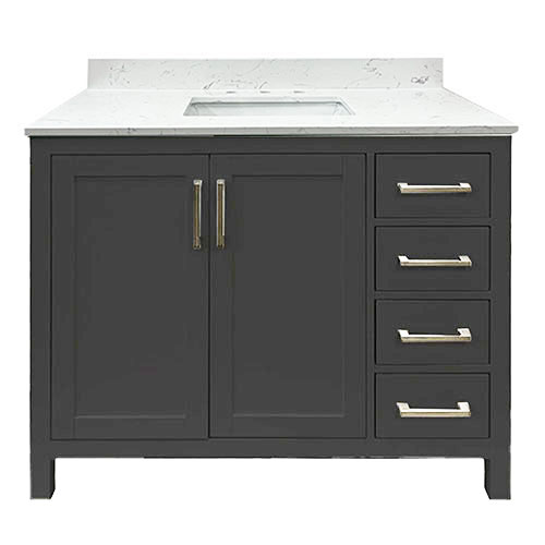 Prior Creek Astoria 42" Vanity 42" Vanity JP Mathis LLC Grey