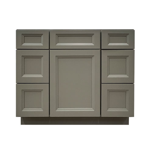 Prior Creek 42" Oxford Shaker Vanity in Sage Prior Creek