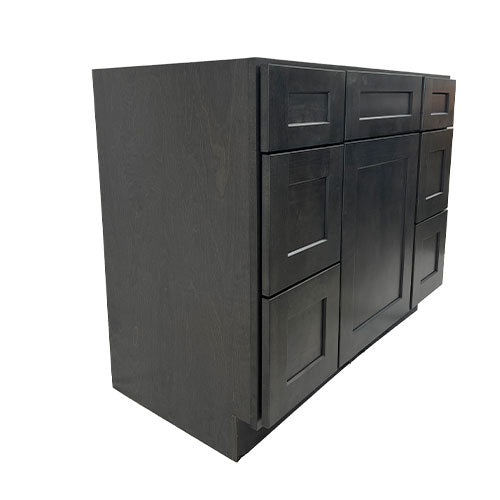 Prior Creek 42" Shaker Vanity in Cinder Prior Creek