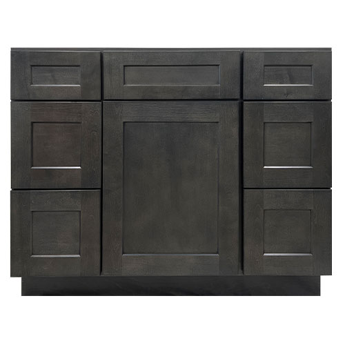 Prior Creek 42" Shaker Vanity in Cinder Prior Creek