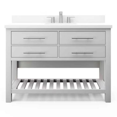 Merle 48" Vanity in Light Grey Allen + Roth