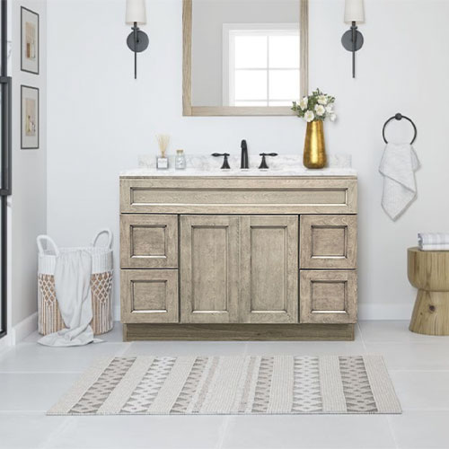 Aurafina Blair 48″ Shaker Vanity 48" Vanity Henschel Sales Old Harbor Grey