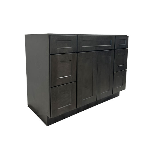 Prior Creek 48" Shaker Vanity in Cinder Prior Creek