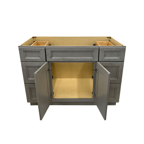 Prior Creek 48" Shaker Vanity in Mist Prior Creek