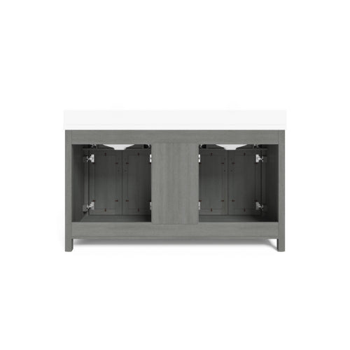 Erinton 60″ Vanity in Antique Grey 60" Vanity Seaboard International Forest Products, LLC