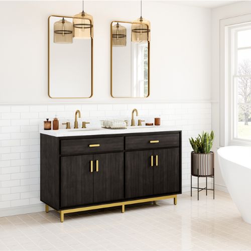 Fletcher 60" Vanity in Charcoal Scott Living