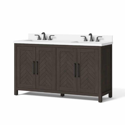 Leary 60″ Vanity in Espresso Home Decorators Collection