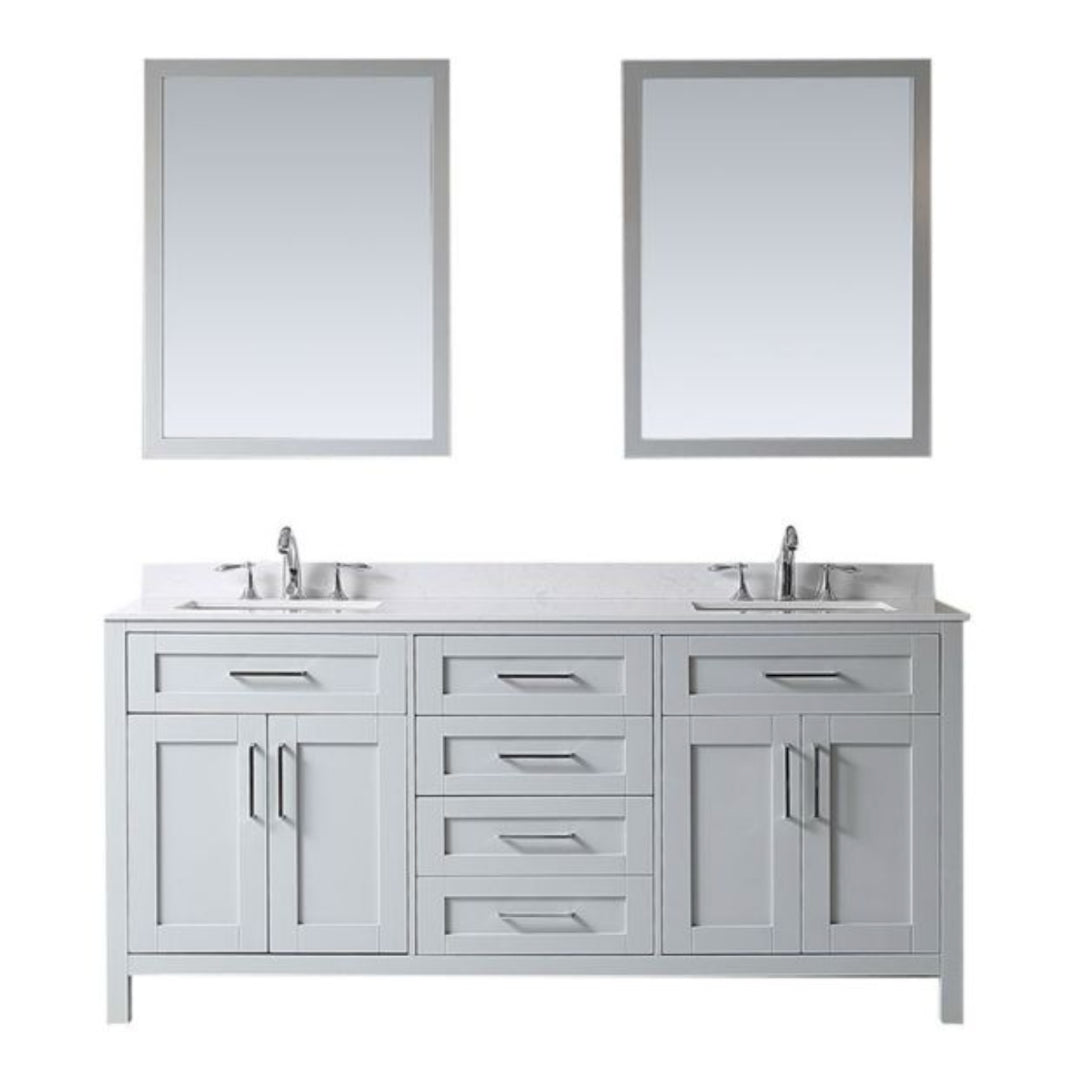 Tahoe 72″ Vanity in Dove Grey 72" Vanity Seaboard International Forest Products, LLC