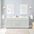Prior Creek Kinzie 72" Shaker Vanity 72" Vanity KitchenCrest Cabinets White