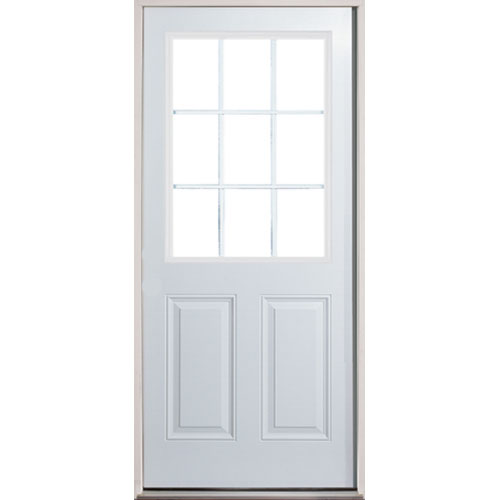 Geneva 9 Lite Fiberglass Pre-Hung Door Builder Supply Outlet