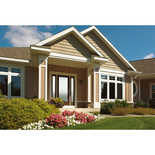 Blanca Full Lite Fiberglass Pre-Hung Door Exterior Pre-Hung Builder Supply Outlet