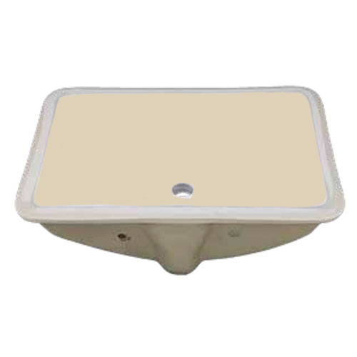 Biscuit Square Undermount Bowl Continental