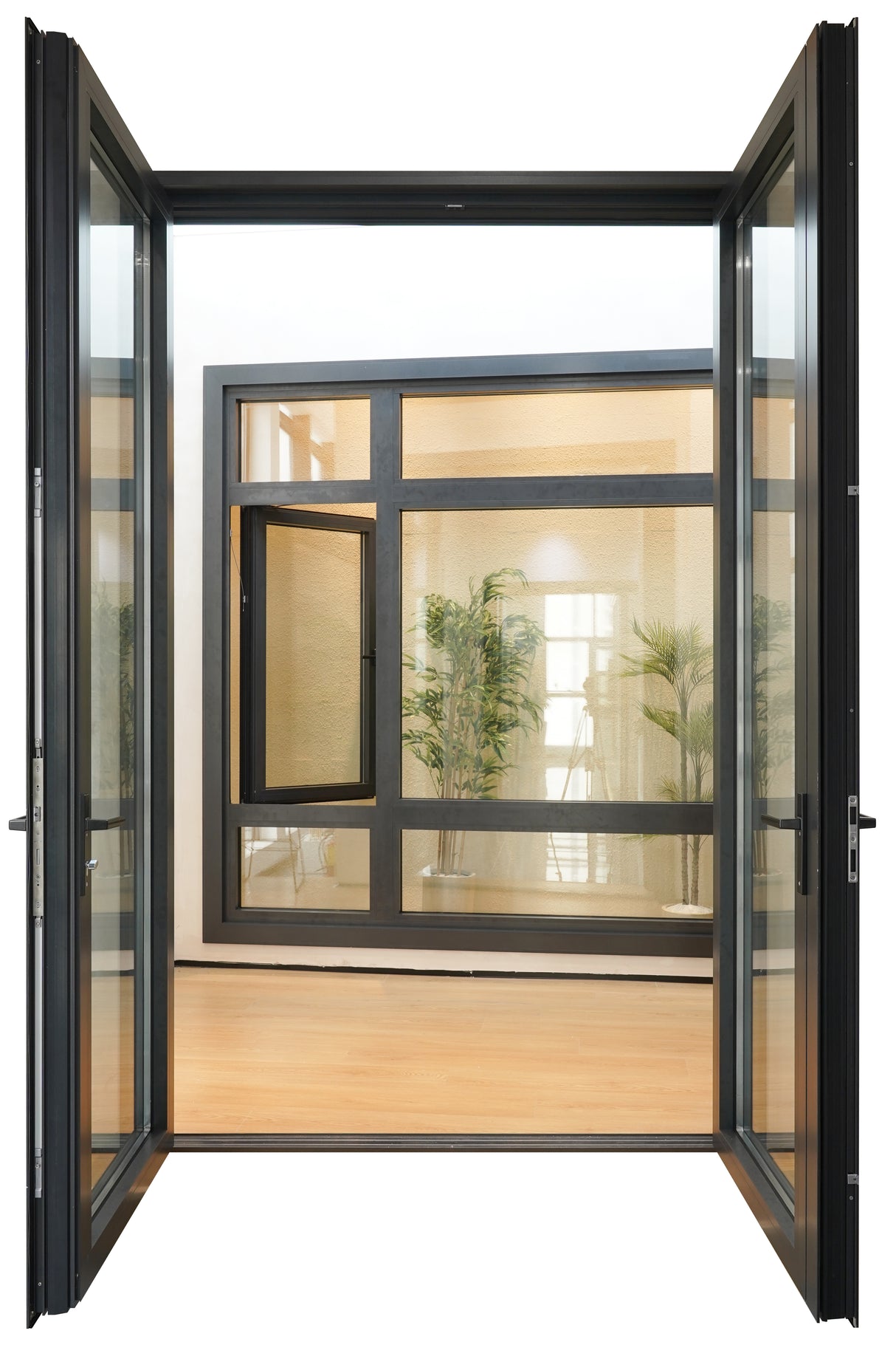 Modera Aluminum Exterior Pre-Hung Door Exterior Doors Foshan Wanjia Window and Doors Co., Ltd.