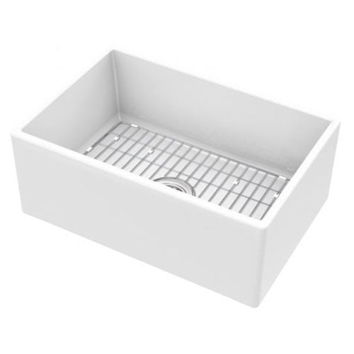 27" Fireclay Farm Single Bowl Sink Kitchen Sink Bailey's Discount Center