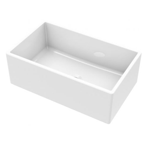 30" Fireclay Farm Single Bowl Sink Kitchen Sink Bailey's Discount Center