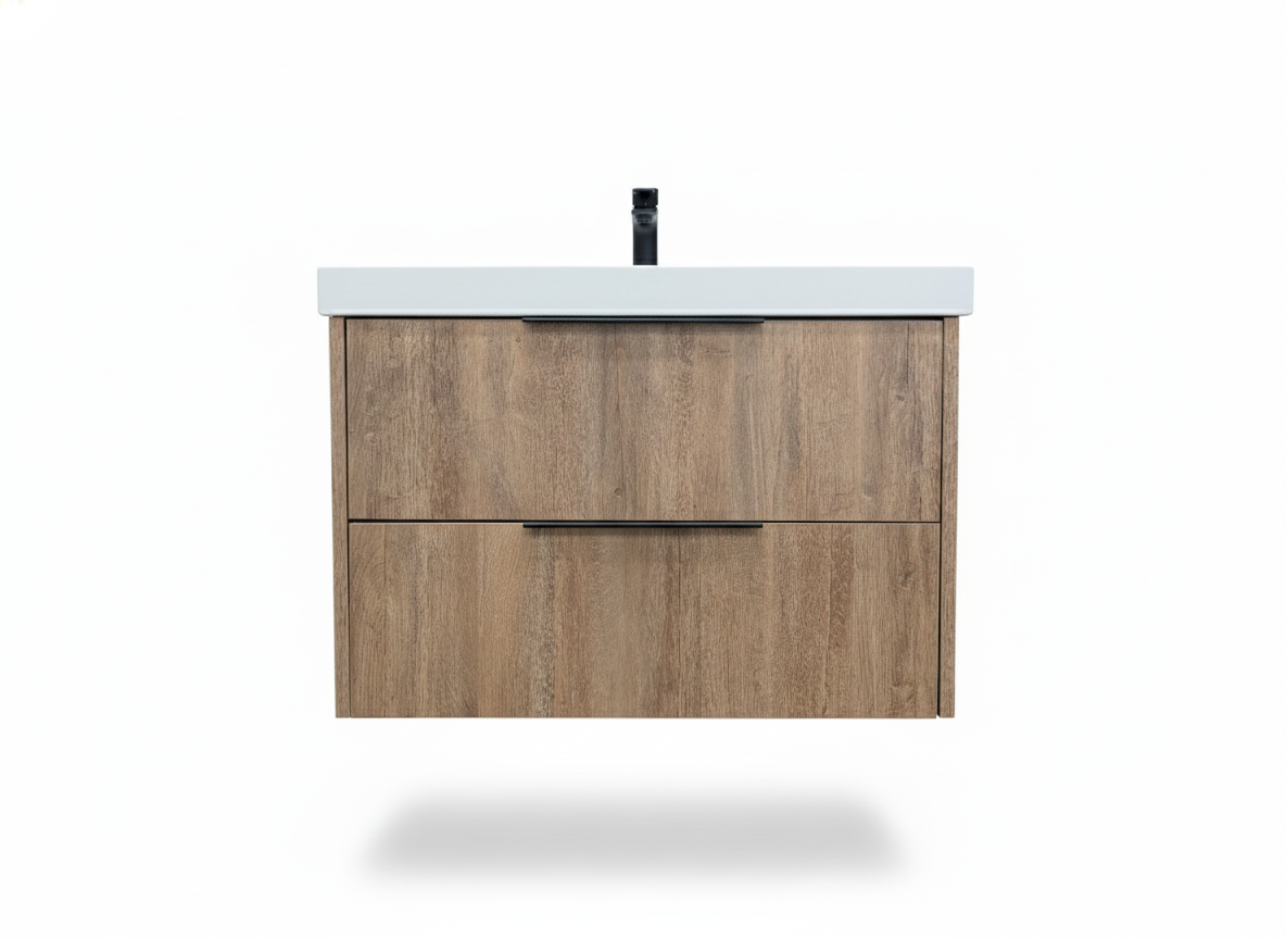 Prior Creek Oak Hanging Vanity ProCraft Chicago 30x22