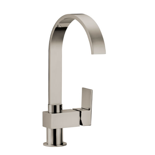 Karsen Single Handle Standard Kitchen Faucet in Satin Nickel Design House