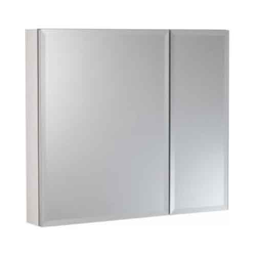 Craft + Main Aluminum 2 Door Medicine Cabinet in Brushed Nickel Medicine Cabinet Craft + Main