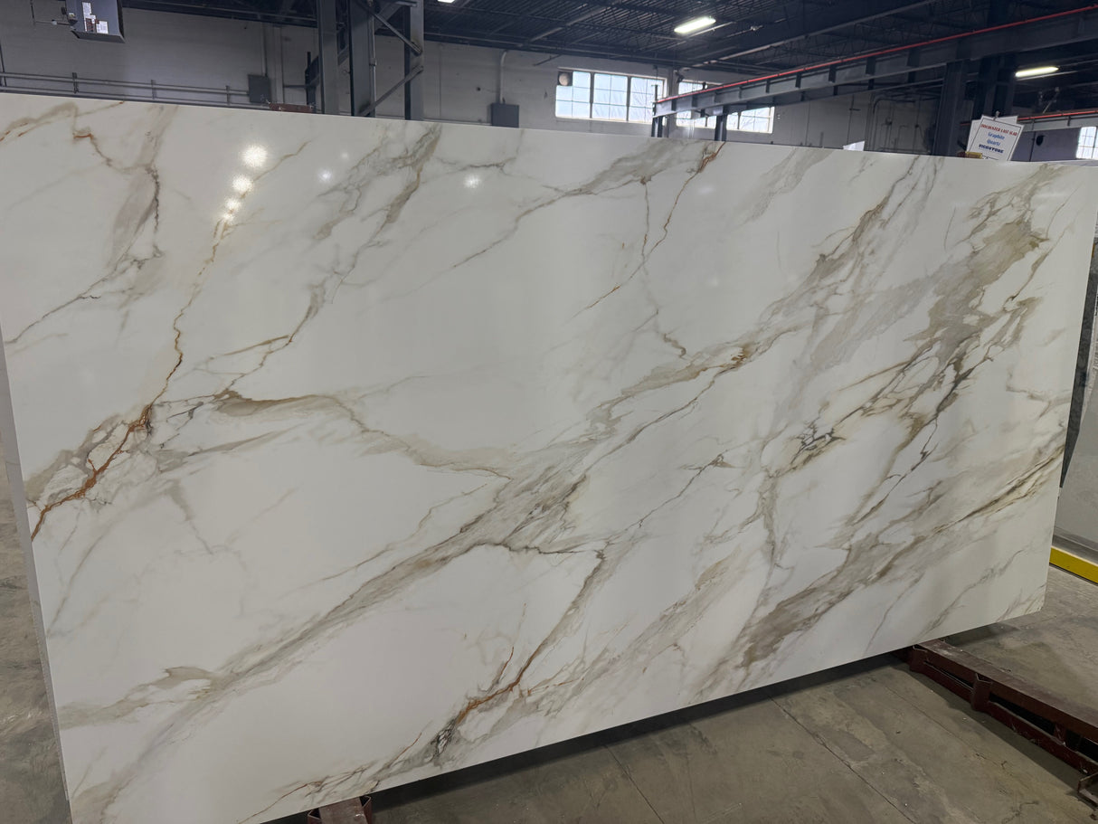 CMSF Quartz Countertop Builder Supply Outlet Calacatta Montana
