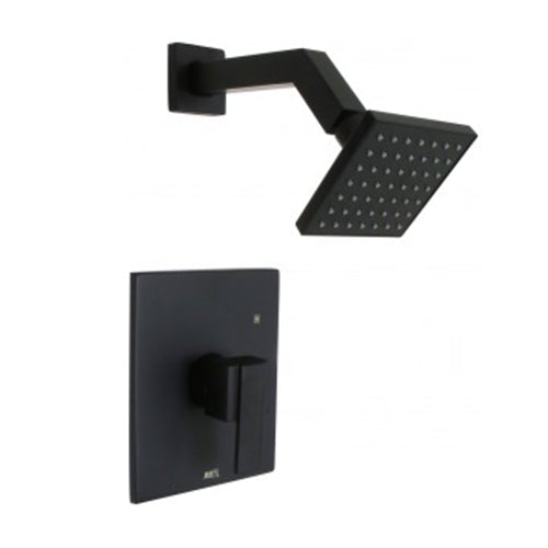 Huntington Brass Razo Shower Trim in Matte Black Huntington Brass