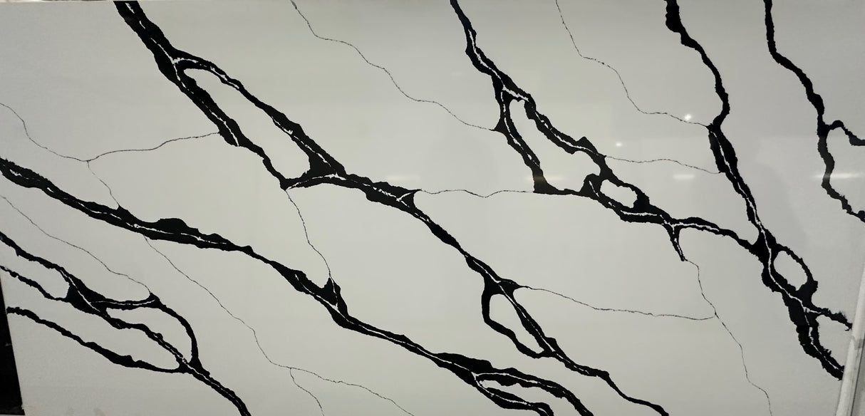 CMSF Quartz Countertop Builder Supply Outlet White Thunder